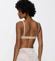 Biustonosz Triumph beżowy Wild Rose Sensation WP usztywniany z fiszbinami