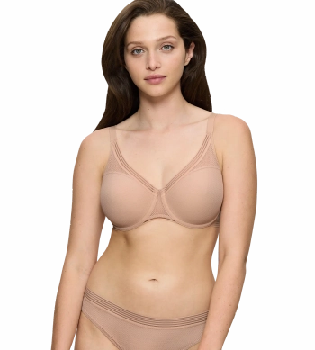 Biustonosz Triumph cielisty Infinite Sensation minimizer z fiszbinami