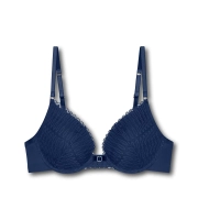 Biustonosz Triumph Aura Spotlight koronkowy push-up z fiszbinami 