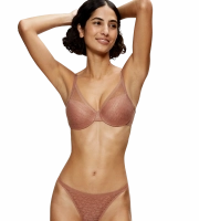 Biustonosz Triumph Signature Sheer WHP koronkowy usztywniany z fiszbinami