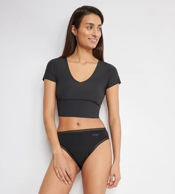 Majtki damskie sloggi GO Crush figi Tai z wysokim stanem 3 szt.