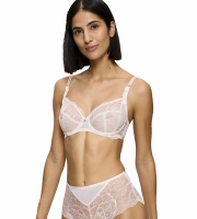 Biustonosz Triumph Peony Florale W miękki z fiszbinami angora