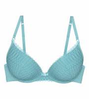 Biustonosz Triumph Aura Spotlight koronkowy push-up z fiszbinami 