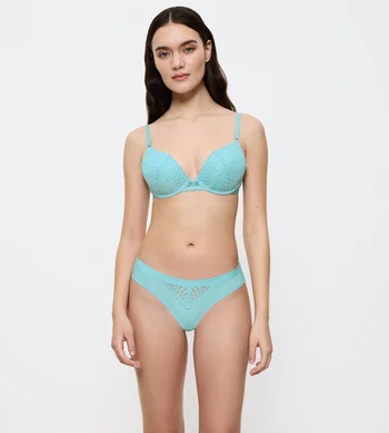 Majtki damskie Triumph Aura Spotlight figi Brazylian koronkowe