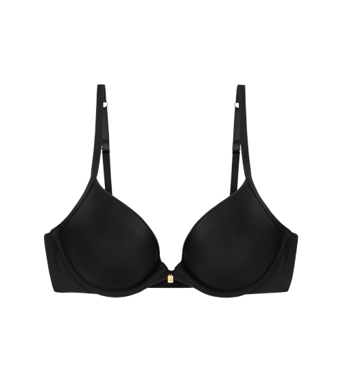 Biustonosz Triumph czarny Body Make-Up Essentials WHU push-up miękki z fiszbinami
