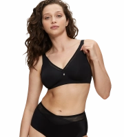 Biustonosz Triumph czarny True Shape Sensation miękki minimizer bez fiszbin