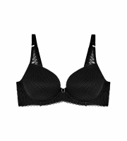 Biustonosz Triumph czarny Aura Spotlight WHP usztywniany z fiszbinami