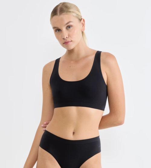 Bustonosz Sloggi GO Sense Top Czarny