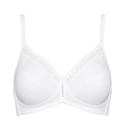 Biustonosz Triumph biały Cotton Beauty N miękki bez fiszbiny