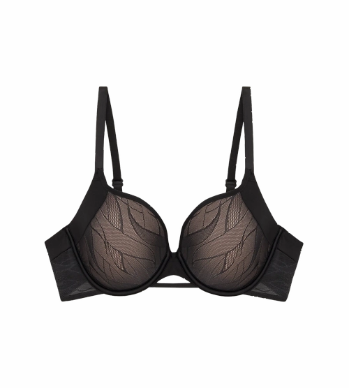 Biustonosz Triumph czarny Airy Sensation WP usztywniany z fiszbinami