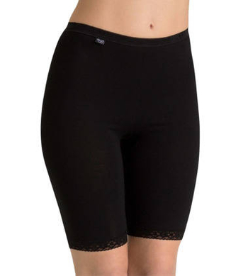 Majtki damskie długie sloggi czarne Basic+ Long figi bawełniane