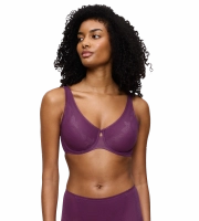 Biustonosz Triumph Wild Rose Sensation miękki minimizer z fiszbinami