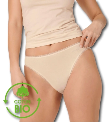 Majtki damskie sloggi kremowe GO Tai 2 szt. figi bawełniane