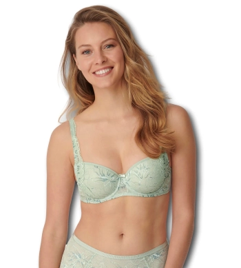 Biustonosz Triumph zielony Amourette Charm WHP usztywniany z fiszbinami