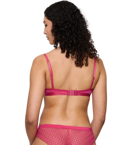 Biustonosz Triumph Aura Spotlight koronkowy push-up z fiszbinami 