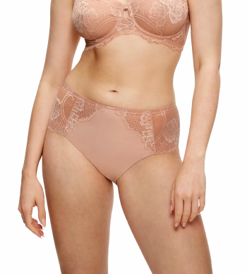 Majtki damskie Wild Peony Florale figi Maxi koronkowe